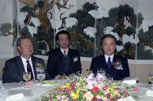 가이후 도시키 일본 총리 경제4단체장 주최 오찬 참석 이미지