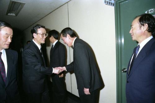 노재봉 국무총리 대검찰청 순시 이미지