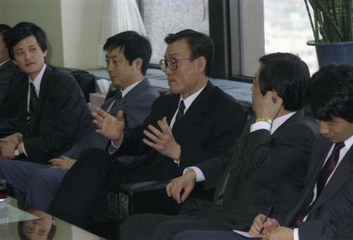 노재봉 국무총리 기자실방문 간담회 이미지