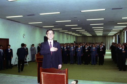 노재봉 국무총리 이임식 이미지