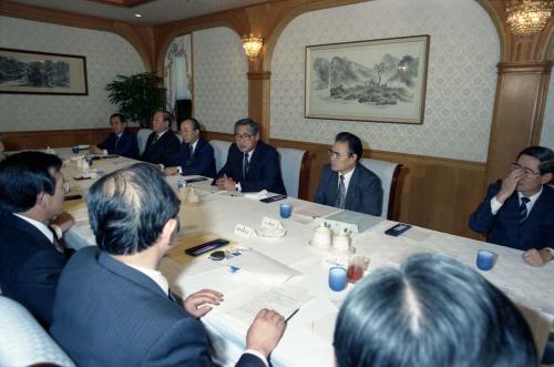 정원식 국무총리 외교, 안보관계 장관회의 주재 이미지