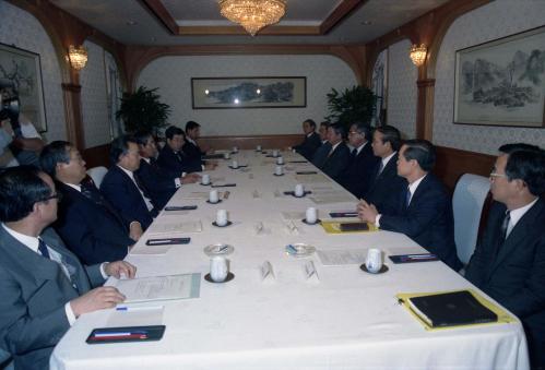 정원식 국무총리 '93 엑스포관계 장관회의 주재 이미지
