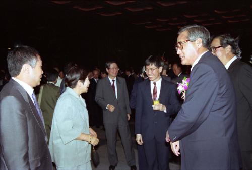 정원식 국무총리 경향신문 창간 45주년 기념 리셉션 참석 이미지