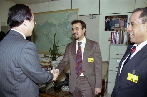 사우디아라비아 알아람지 편집국장 김학준 보좌관 예방 이미지