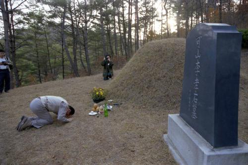 소설가 이효석의 '메밀꽃 필 무렵' 문학비 제막식 이미지