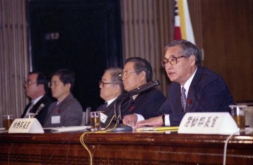 정원식 국무총리 '91 서울시민과의 대화 이미지