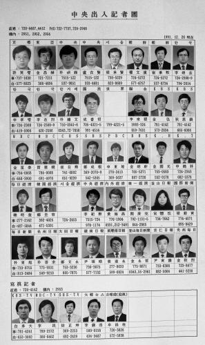 중앙청 출입기자단 이미지