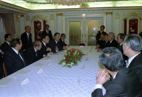 미야자와 기이치 일본 총리 한ㆍ일 의원 간담회 이미지