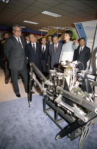 정원식 국무총리 한국과학기술원 1991년 학위 수여식 이미지