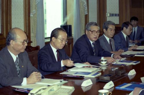 정원식 국무총리 국제연합(UN) 환경개발관계장관회의 이미지