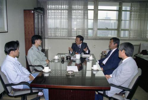 홍보국장 대학생 접견 이미지