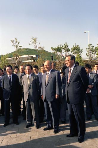 정원식 국무총리 제주도 신시가지 건설 현장 순시 이미지