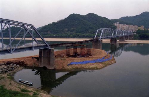 6ㆍ25 전적지(부서진 낙동강철교) 이미지