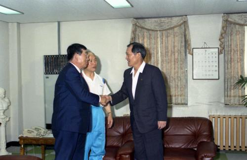 손주환 공보처 장관 태릉선수촌 방문 이미지