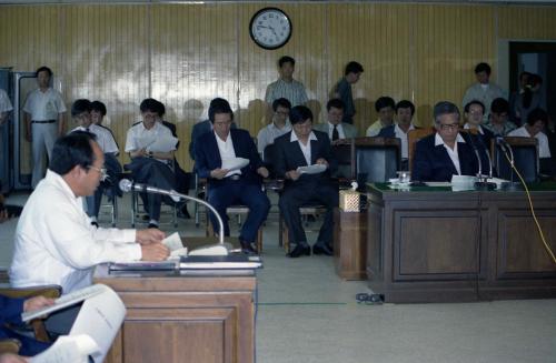 정원식 국무총리 전북 무주군청 순시 이미지