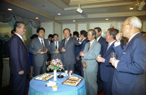 김달현 북한 부총리 경제5단체 주최 만찬 참석 이미지