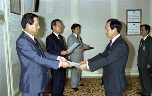 정해창 청와대 비서실장 승진자 전입자 임명장 수여식 이미지