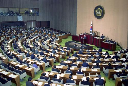 국회 개원식(신임 현승종 국무총리 참석) 이미지