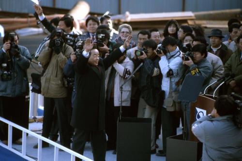 제14대 대통령 선거 유세(김영삼) 이미지