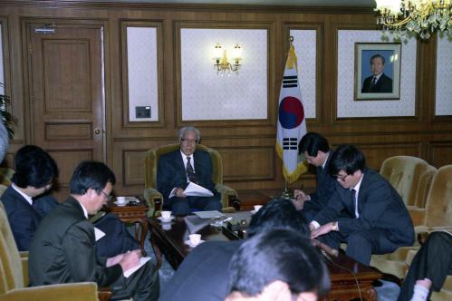 현승종 국무총리 출입기자 간담회 이미지
