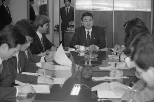 최창윤 공보처 장관 국무회의 발표(노부모 부양, 총선) 이미지