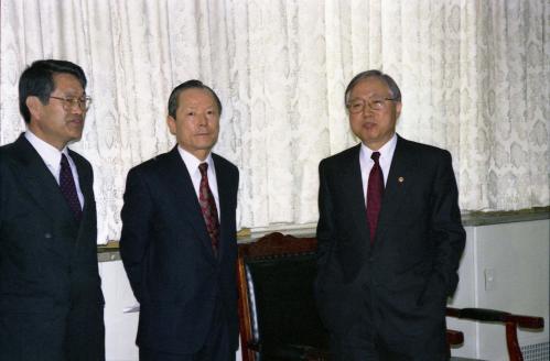 유혁인 공보처 장관 1993년 공보처 시무식 이미지