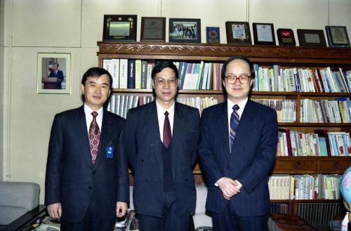 김학준 청와대 대변인 중국 두련 박사 접견 이미지