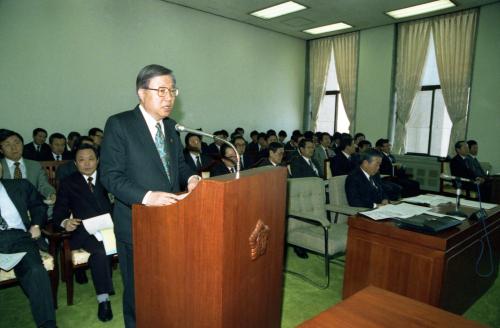 유혁인 공보처 장관 국회 상임위원회 참석 질의ㆍ응답 이미지
