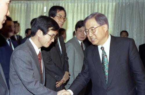 유혁인 공보처 장관 이임식 이미지