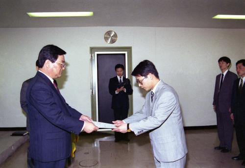 이원종 공보처 차관 5급이하 임명장 수여식 이미지