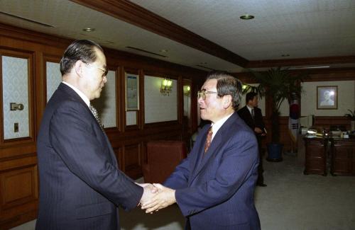 황인성 국무총리 중국 국제상회 회장 접견 이미지