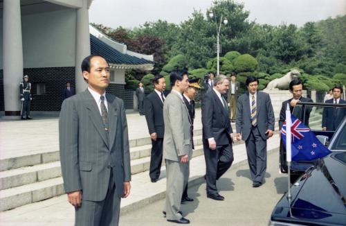 뉴질랜드 수상 국립묘지 참배 이미지