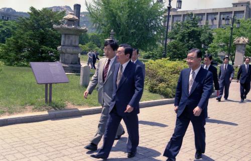 황인성 국무총리 우수영화 '서편제' 관람 및 다과회 이미지