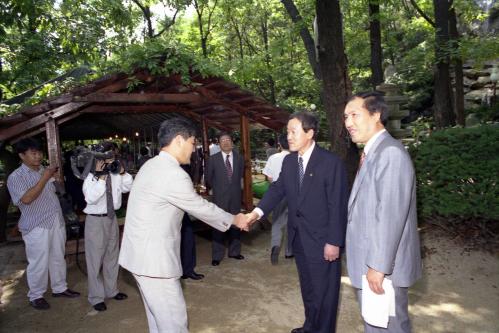 오인환 공보처 장관 5급이상 전 직원 연찬회 참석 이미지