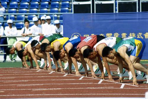 제74회 전국체육대회 육상 100m 이미지