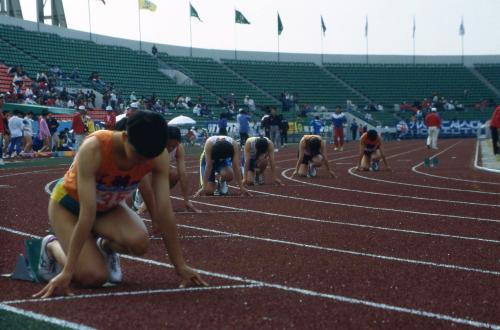 제74회 전국체육대회 육상 200m 이미지