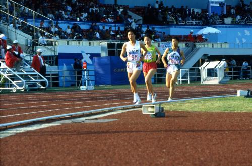 제74회 전국체육대회 육상 여자 1500m 이미지