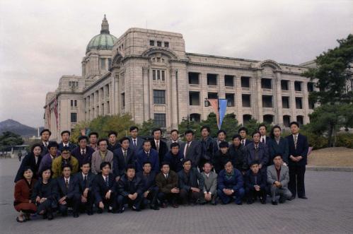 충청북도 산업시찰단 기념촬영 이미지