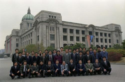 충청남도 산업시찰단 기념촬영 이미지