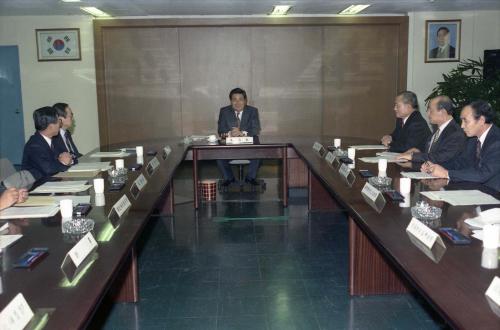 이원종 공보처 차관 '93 제2차 한국관 시정사업 추진협의회 주재 이미지