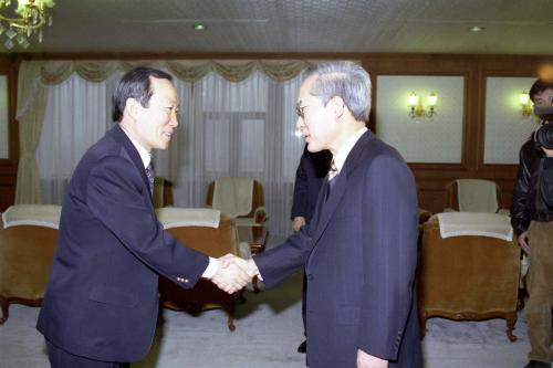 이회창 국무총리 총리실 신년하례식 이미지