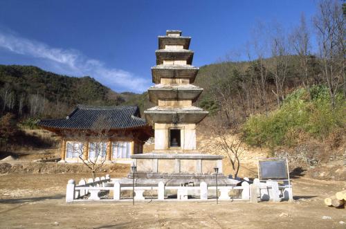 선산 죽장동 5층석탑 이미지