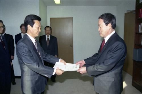 오인환 공보처 장관 이덕주 국장 외 6명 임명장 수여식 이미지
