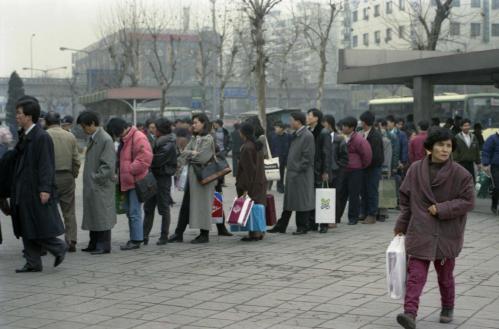 설날 고속버스터미널(귀성객) 이미지