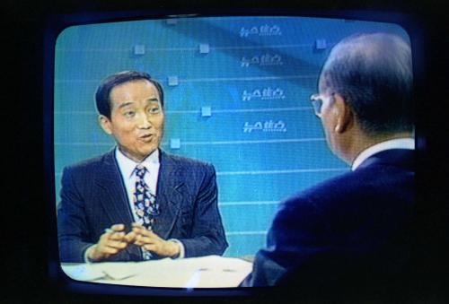 이영덕 국무총리 KBS1 TV 뉴스초점 인터뷰 이미지