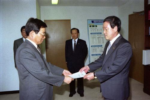 오인환 공보처 장관 오충수 국장 임명장 수여식 이미지