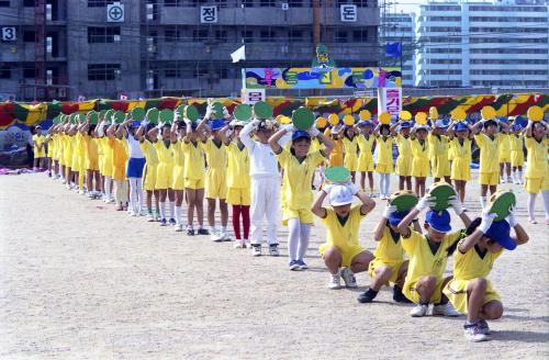 국민학교 가을운동회 이미지