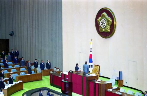 이홍구 국무총리 임시국회 개회후 취임인사 이미지