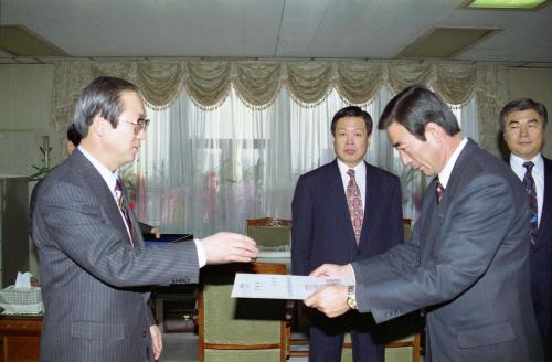 송태호 국무총리 비서실장 국무총리실 행정관 임명장 수여식 이미지
