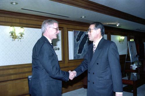 이홍구 국무총리 아시아 소사이어티(Asia Society) 회장단 접견 이미지